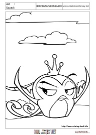 angry-birds-stella boyama sayfaları